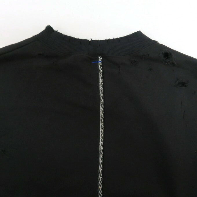 SHINYAKOZUKA Distressed Loose Giant Sweatshirt Black Size S