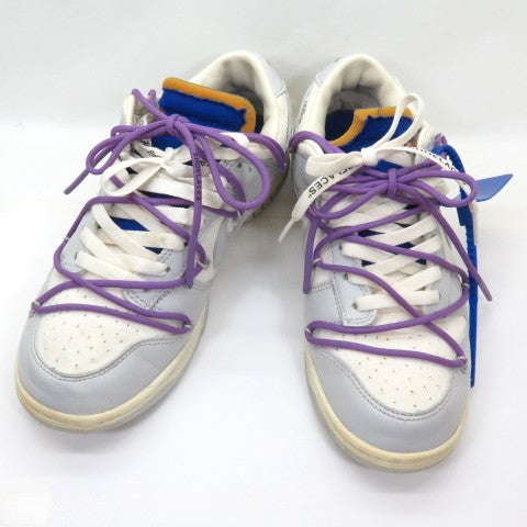 NIKE DUNK LOW Off-White 1 of 50 Sail Gray Sneakers