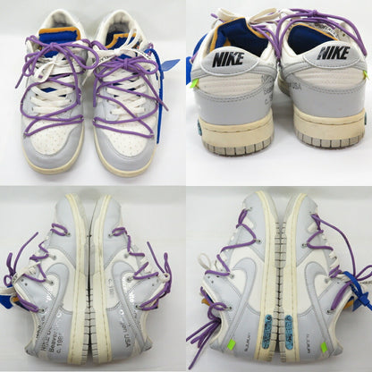 NIKE DUNK LOW Off-White 1 of 50 Sail Gray Sneakers
