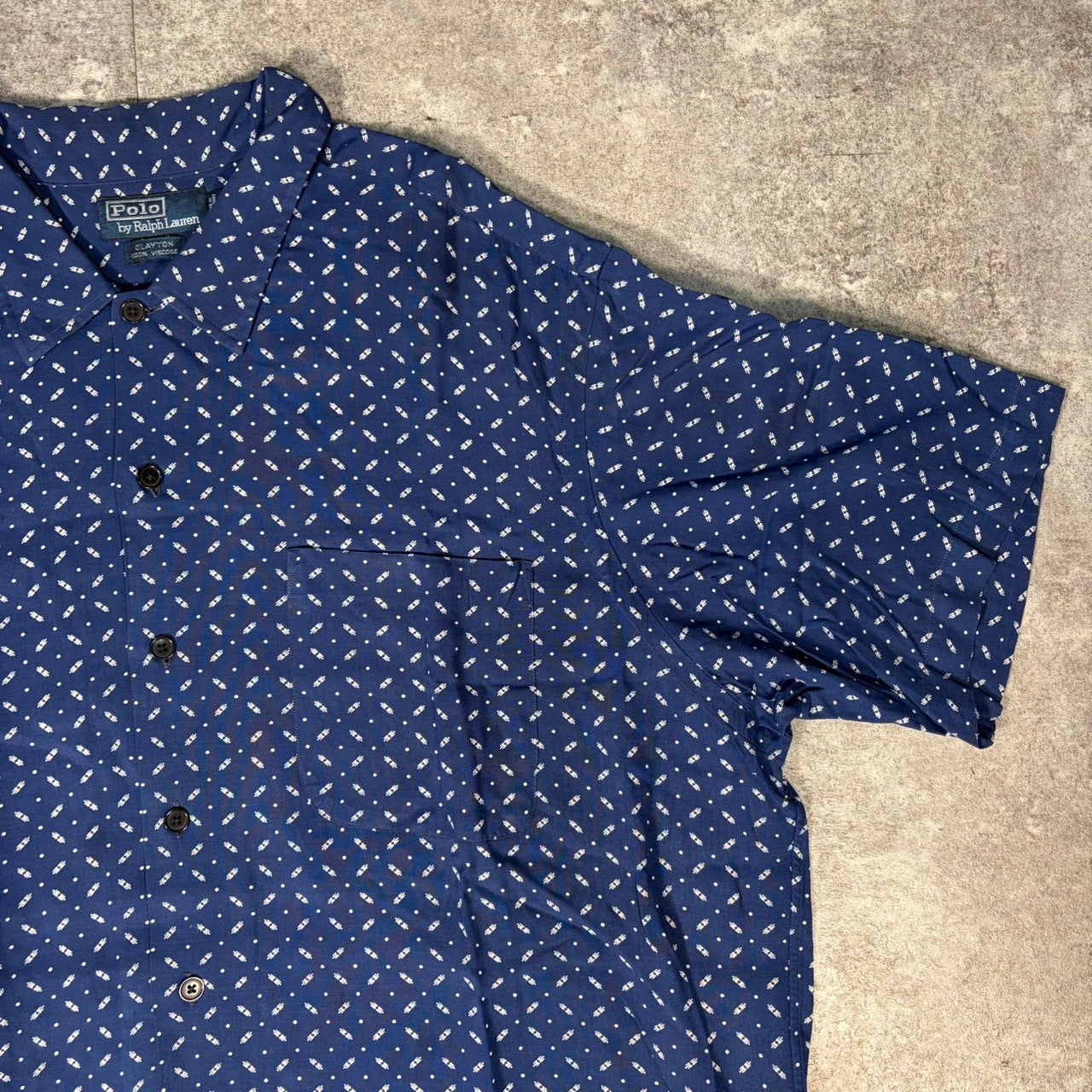 Polo by Ralph Lauren 90s "CLAYTON" Collar Shirt Size XL