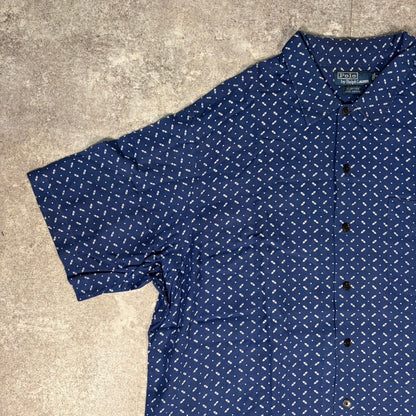 Polo by Ralph Lauren 90s "CLAYTON" Collar Shirt Size XL