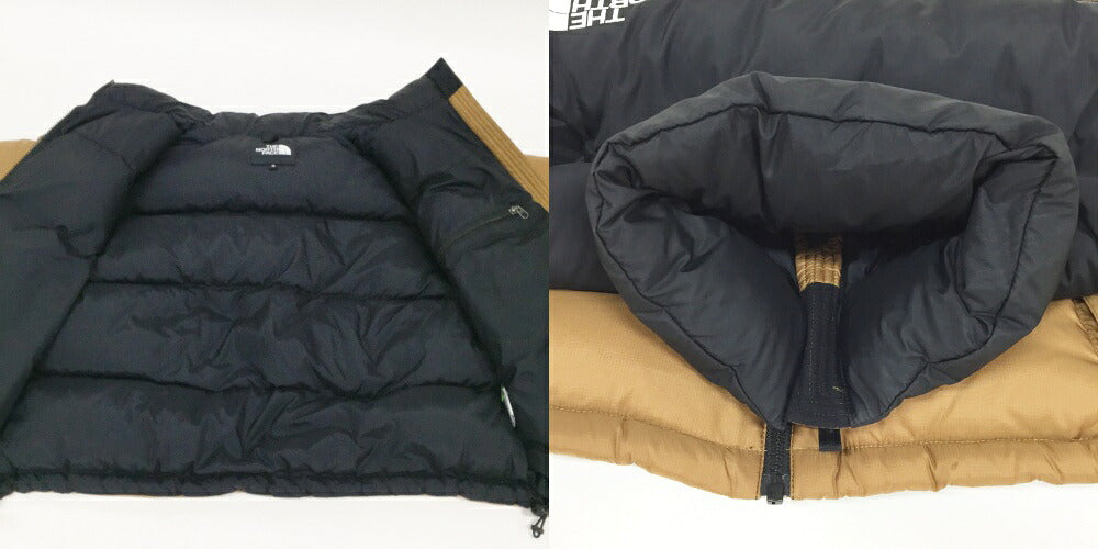 THE NORTH FACE Short Nuptse Down Coat Utility Brown Size M