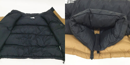 THE NORTH FACE Short Nuptse Down Coat Utility Brown Size M
