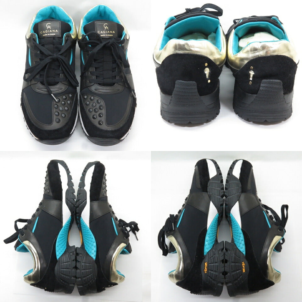 CAGIANA YUGI Black Vibram Sole Sneakers