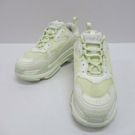 BALENCIAGA Triple S Cream Sneakers Size 27cm
