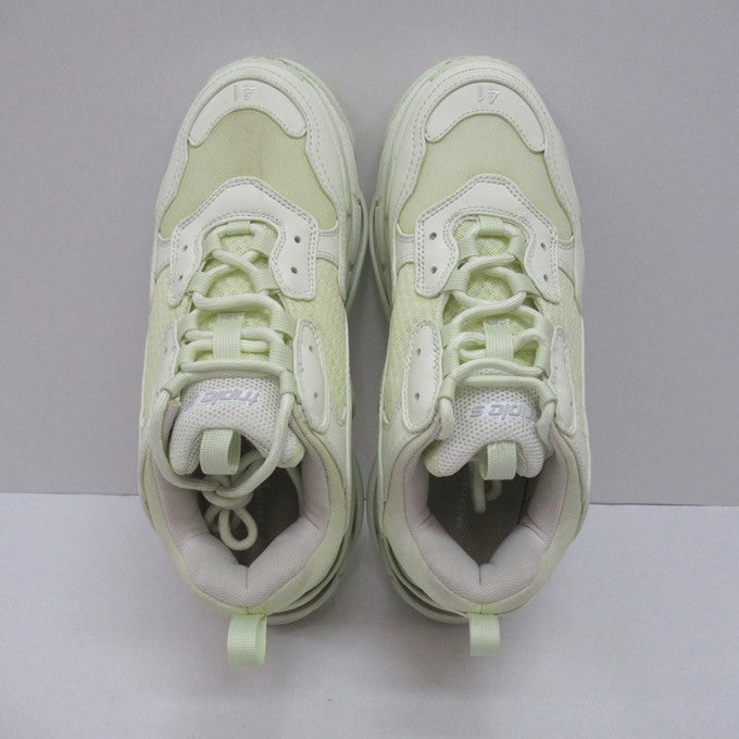 BALENCIAGA Triple S Cream Sneakers Size 27cm