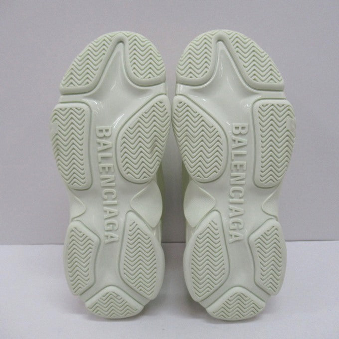 BALENCIAGA Triple S Cream Sneakers Size 27cm
