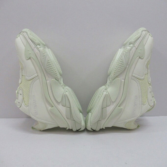 BALENCIAGA Triple S Cream Sneakers Size 27cm