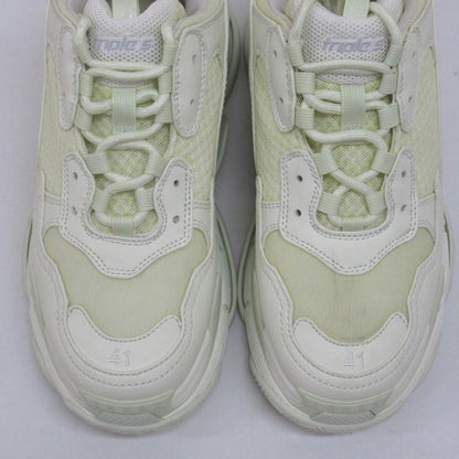 BALENCIAGA Triple S Cream Sneakers Size 27cm