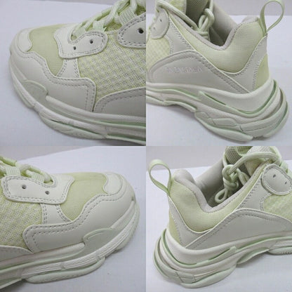 BALENCIAGA Triple S Cream Sneakers Size 27cm