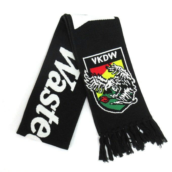 Wasted Youth FW22 Football Scarf Black Size ONE SIZE