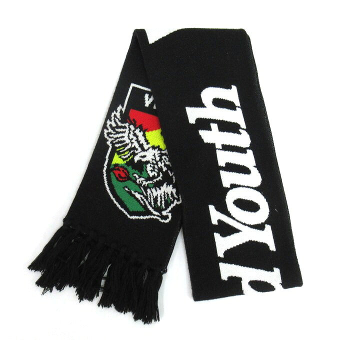Wasted Youth FW22 Football Scarf Black Size ONE SIZE