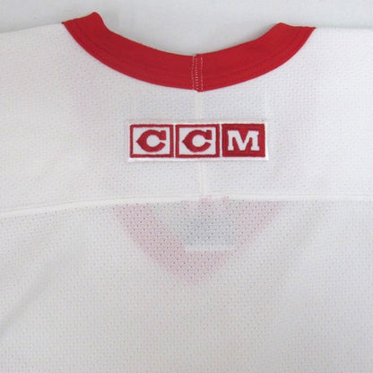 CCM Detroit Red Wings Game Shirt 90s Ice White Red Size L