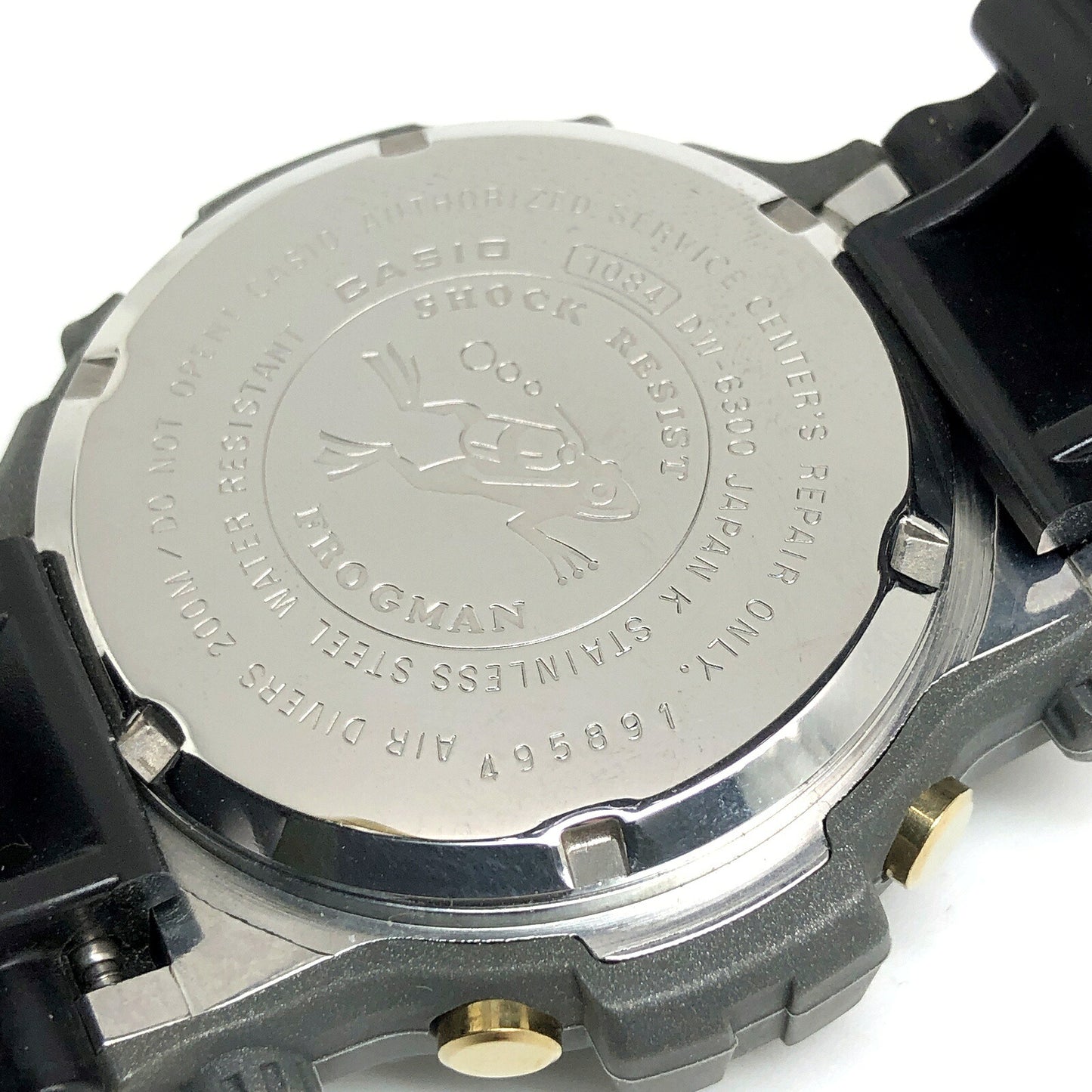 G-SHOCK DW-6300B-8 1st Gen Frogman Gray Watch Size ONE SIZE