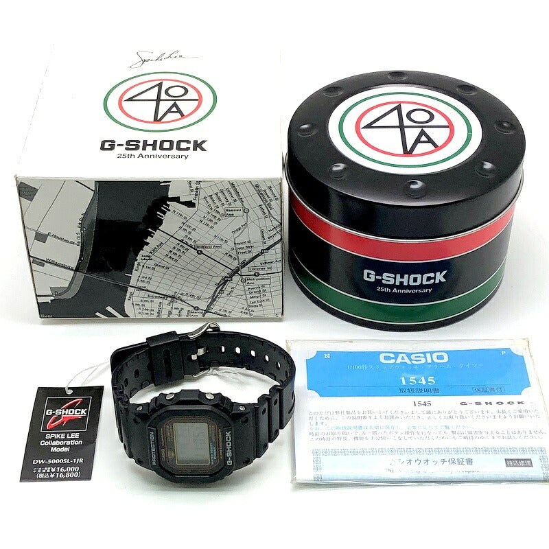G-SHOCK Spike Lee 25th Anniversary ONE SIZE Watch Size ONE SIZE