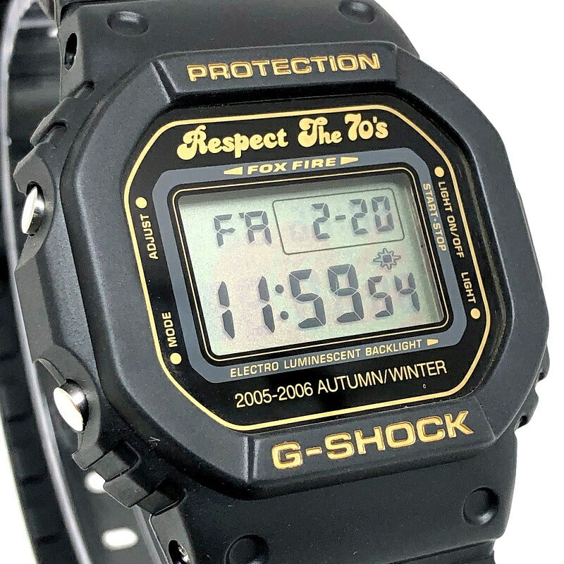 G-SHOCK DW-5600VT Lark Freedom Watch Black Size ONE SIZE
