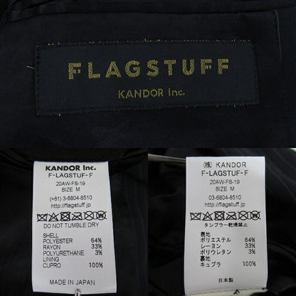 F-LAGSTUF-F 20AW Single Breasted Jacket Black Size M