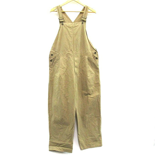 Veritecoeur Cotton Linen Overalls Beige Size 1