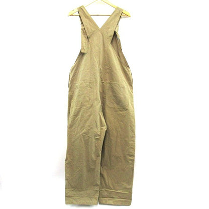 Veritecoeur Cotton Linen Overalls Beige Size 1