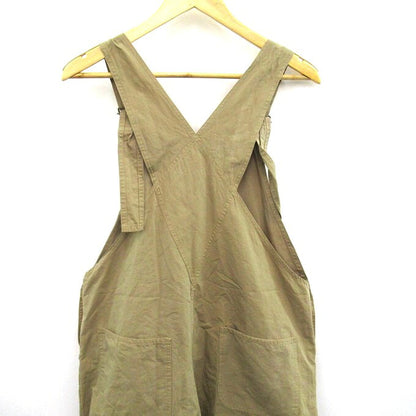 Veritecoeur Cotton Linen Overalls Beige Size 1