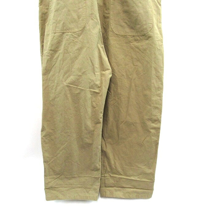 Veritecoeur Cotton Linen Overalls Beige Size 1