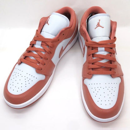NIKE WMNS Air Jordan 1 Low Platinum Sky J Orange Sneakers
