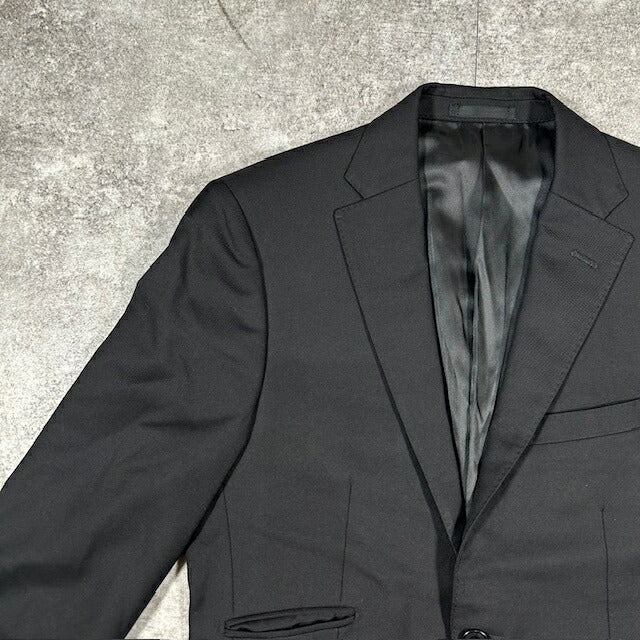 Burberry Black Label Tailored Jacket Black Slim Fit Size 36R