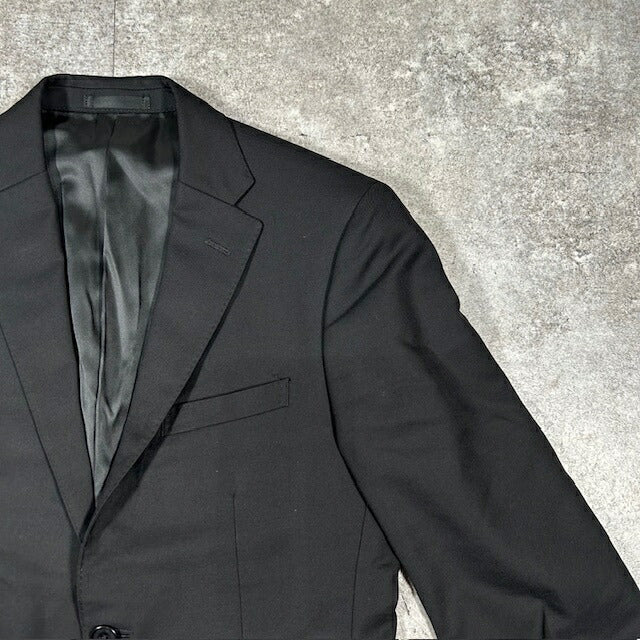 Burberry Black Label Tailored Jacket Black Slim Fit Size 36R