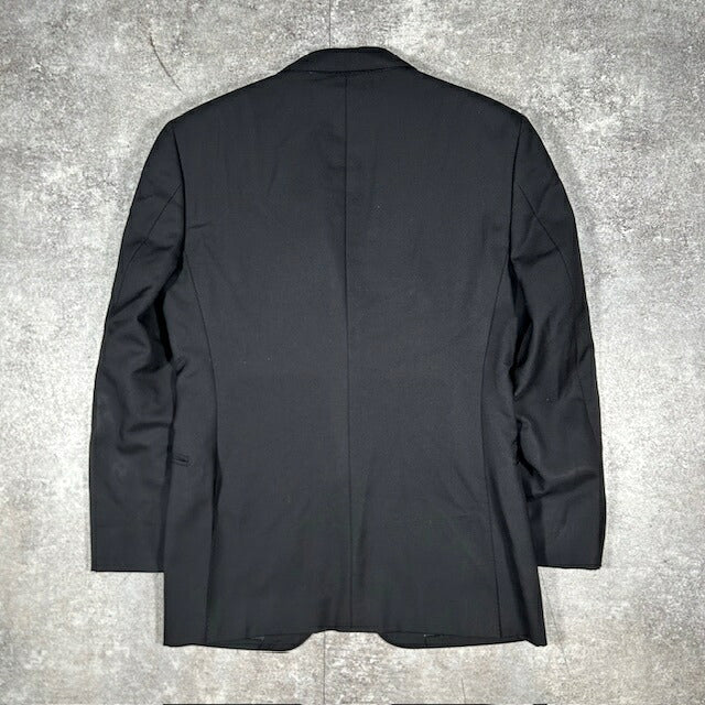 Burberry Black Label Tailored Jacket Black Slim Fit Size 36R