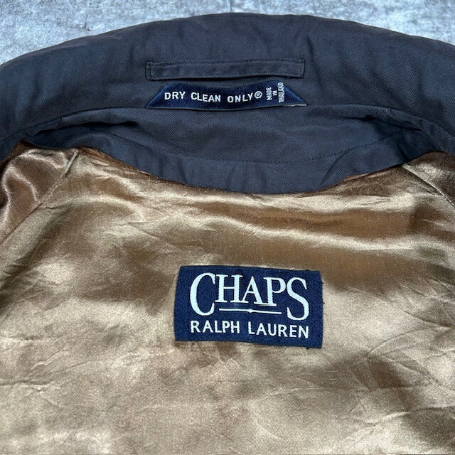 CHAPS Ralph Lauren Balmacaan Liner Coat Black Size 40