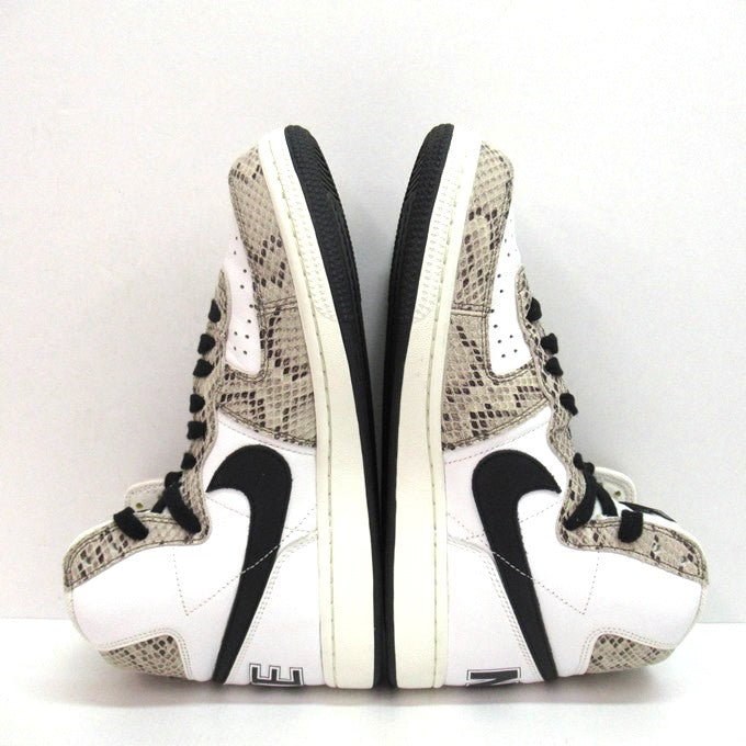 NIKE Terminator High White Black Cocoa Sneakers Size 27cm
