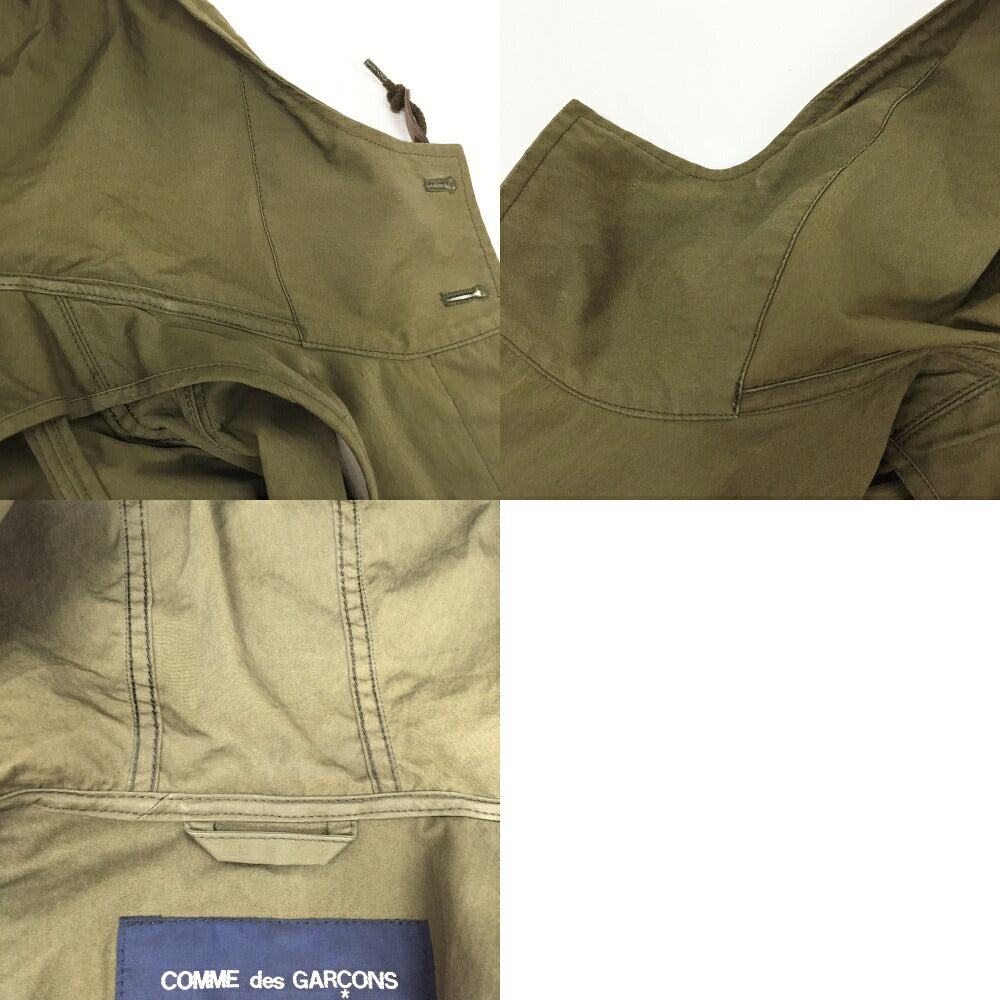 COMME des GARCONS HOMME Khaki Hooded Coat Size S