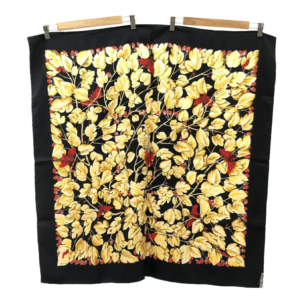 HERMES Carré 90 L'ARBRE DE SOIE Silk ONE SIZE Scarf Size ONE SIZE