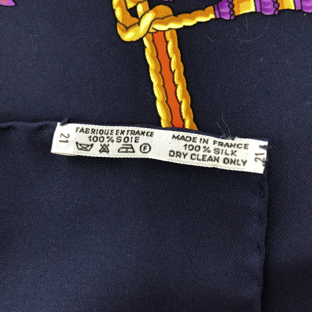 HERMES Carre 90 "Hommage a Charles Silk Scarf Size ONE SIZE