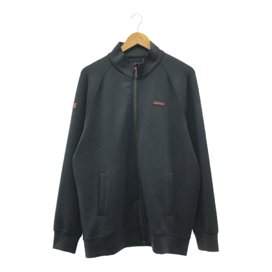 BRIEFING 3D Logo Zip-Up Stretch Track Jacket Size XL