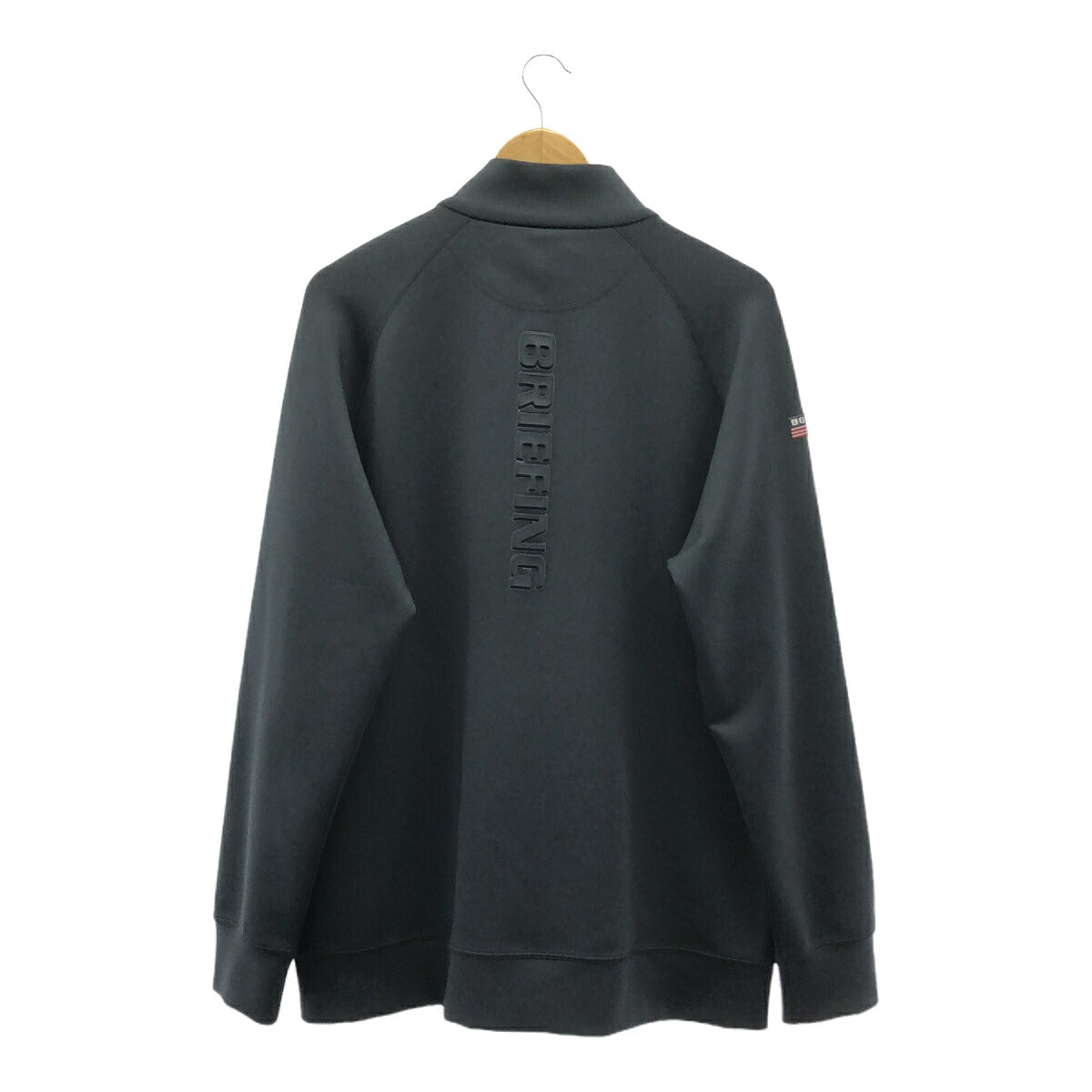 BRIEFING 3D Logo Zip-Up Stretch Track Jacket Size XL