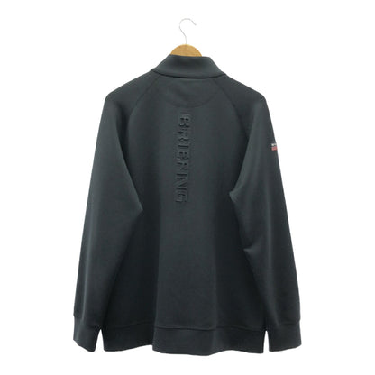 BRIEFING 3D Logo Zip-Up Stretch Track Jacket Size XL