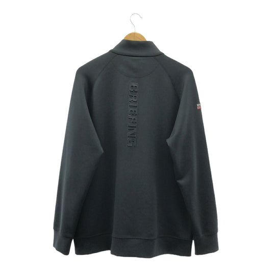 BRIEFING 3D Logo Zip-Up Stretch Track Jacket Size XL