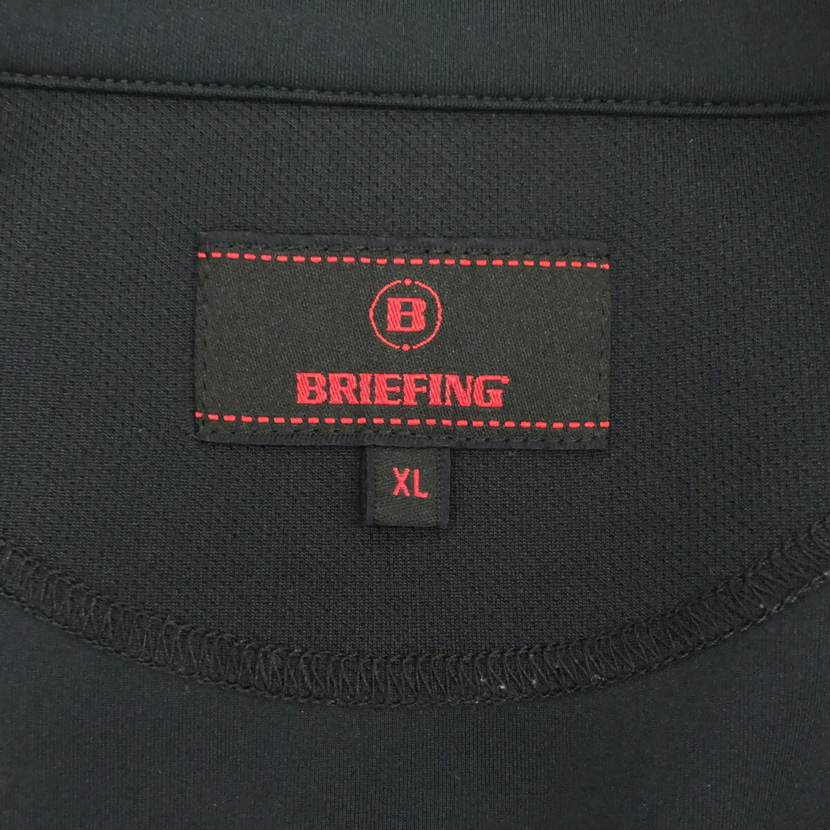 BRIEFING 3D Logo Zip-Up Stretch Track Jacket Size XL