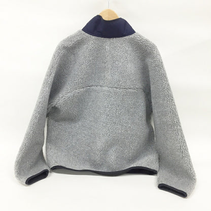 FEELS. Boa Fleece Zip Jacket Gray/Navy Size M