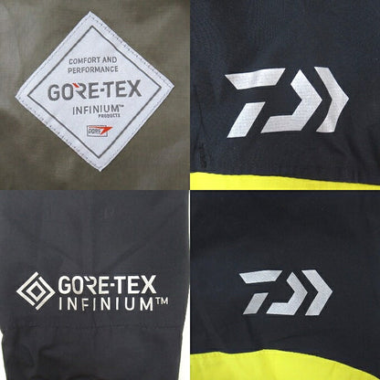 DAIWA Gore-Tex Combi-Up Rain Suit Yellow Black Size XL