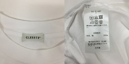 CLESSTE White C-Logo Drawstring T-Shirt Size F