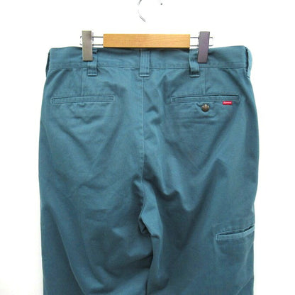 SUPREME 23AW Work Pants Green Size 32