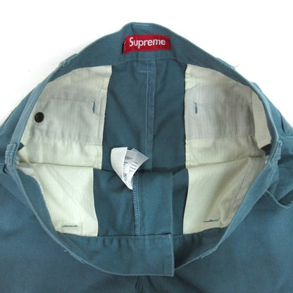 SUPREME 23AW Work Pants Green Size 32