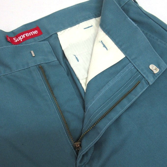 SUPREME 23AW Work Pants Green Size 32