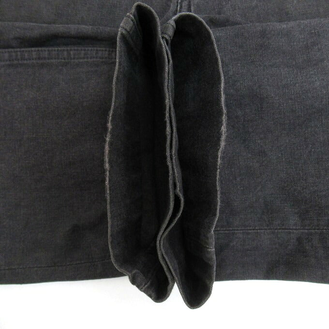 PHIGVEL Button Fly Cotton Pants Black Size 32