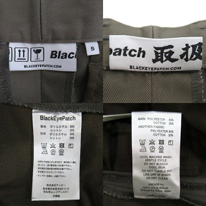 BLACK EYE PATCH 20AW x Sulvam Cropped Pants Brown Size S