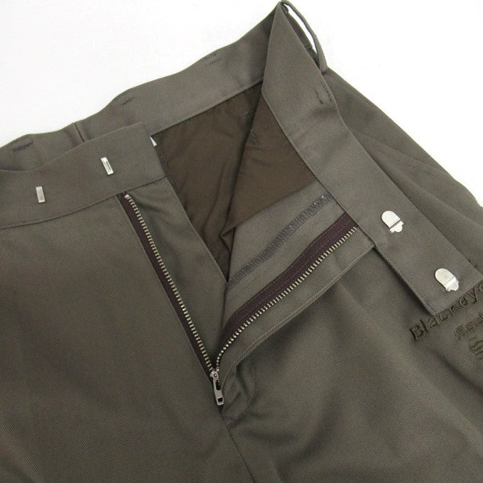 BLACK EYE PATCH 20AW x Sulvam Cropped Pants Brown Size S