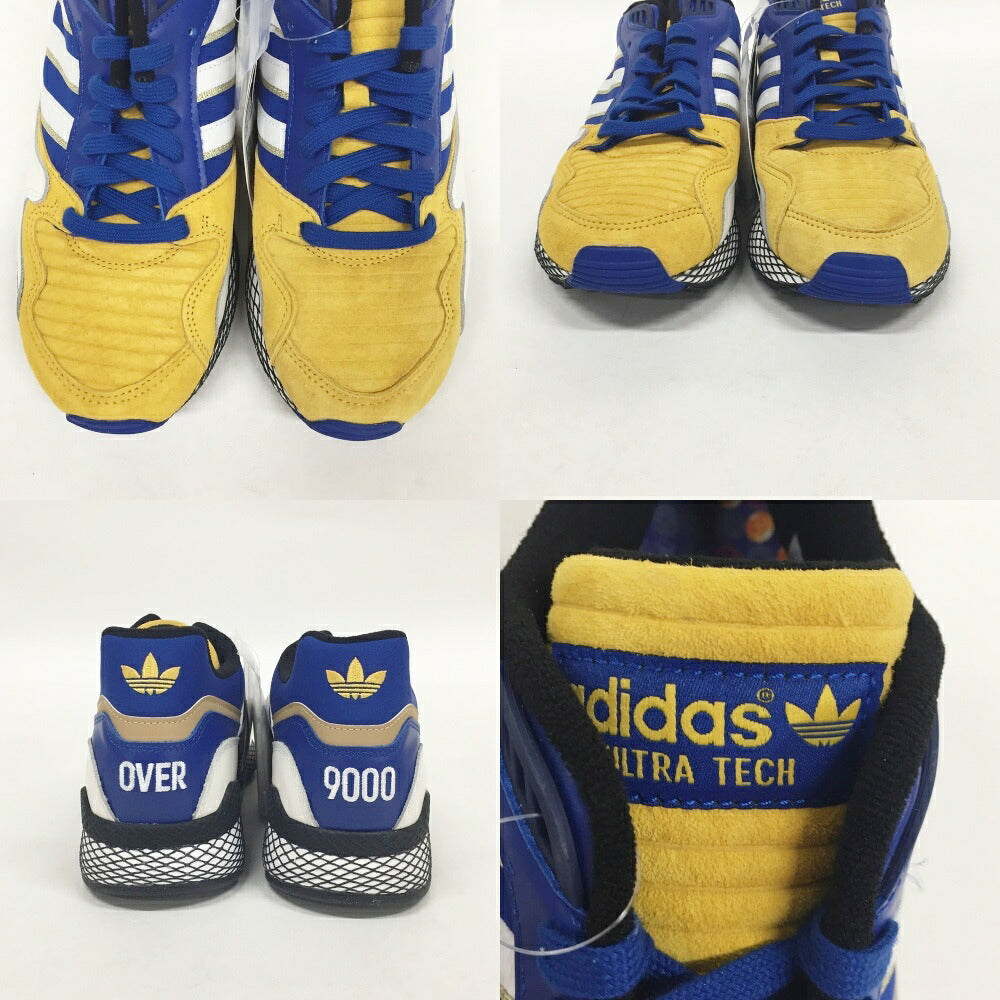 adidas x DBZ Ultratech Yellow Blue White Sneakers Size 9.5