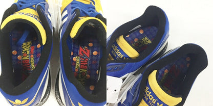 adidas x DBZ Ultratech Yellow Blue White Sneakers Size 9.5